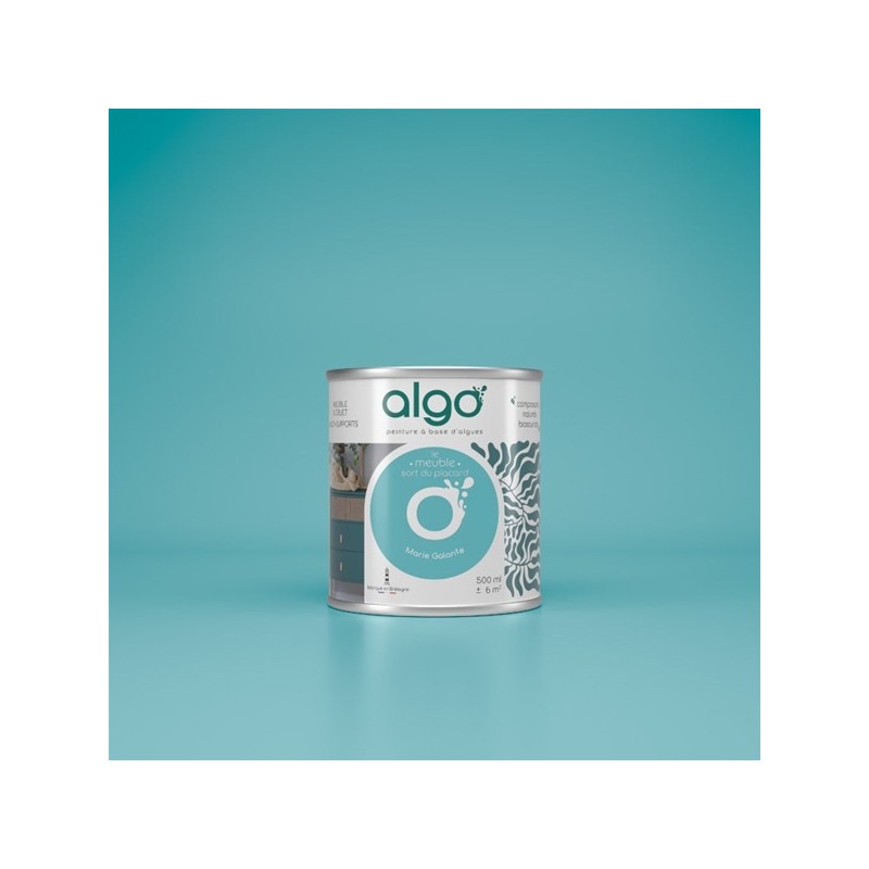 Algo Peinture pour meubles 0,5 L Mat - Bleu Marie-Galante