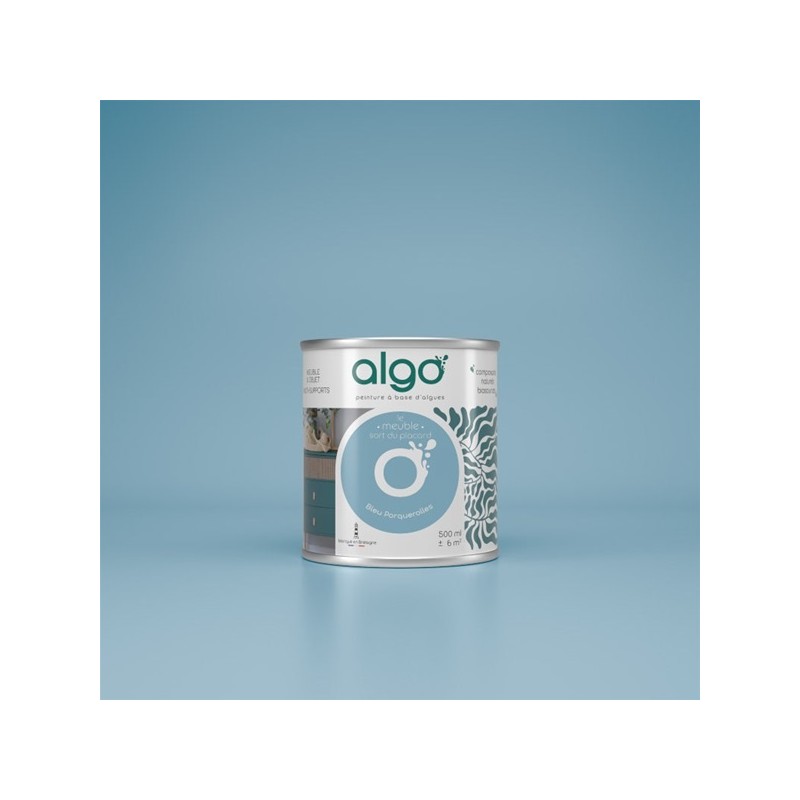 Algo Peinture pour meubles 0,5 L Mat - Bleu Porquerolles
