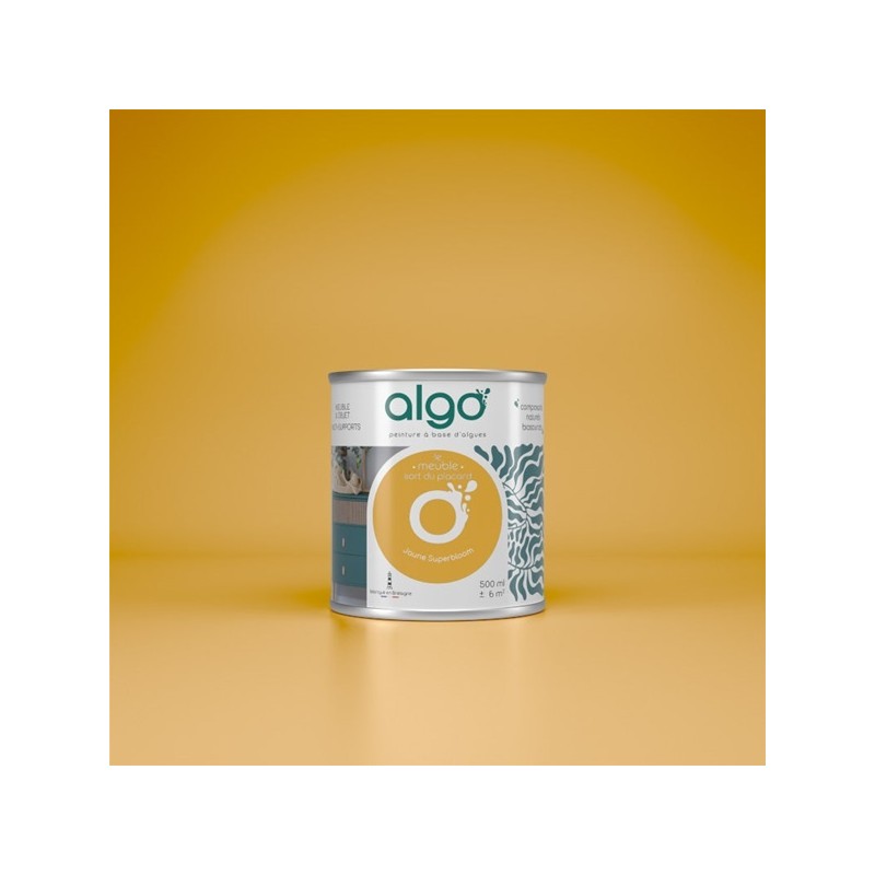 Algo Peinture pour meubles 0,5 L Mat - Jaune Superbloom