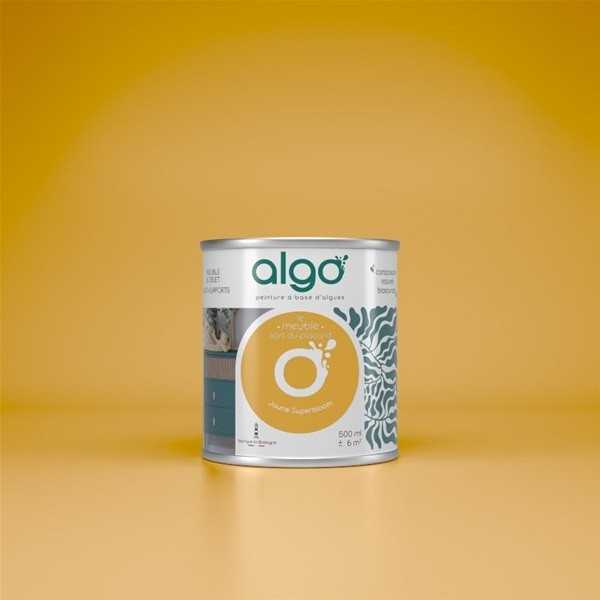 Algo Peinture pour meubles 0,5 L Mat - Jaune Superbloom
