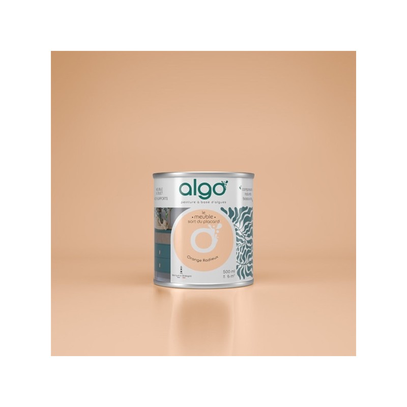 Algo Peinture pour meubles 0,5 L Mat - Orange Radieux