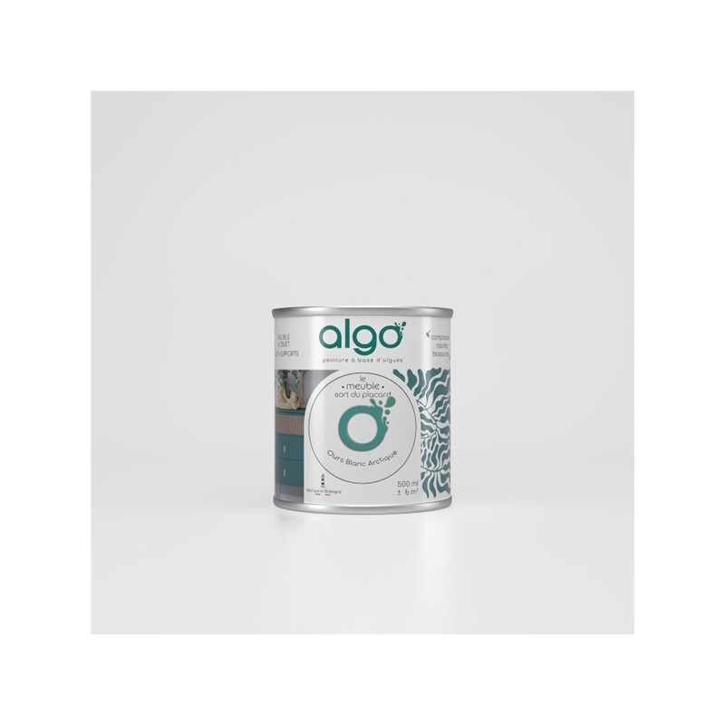 Algo Peinture pour meubles 0,5 L Mat - Ours Blanc Arctique