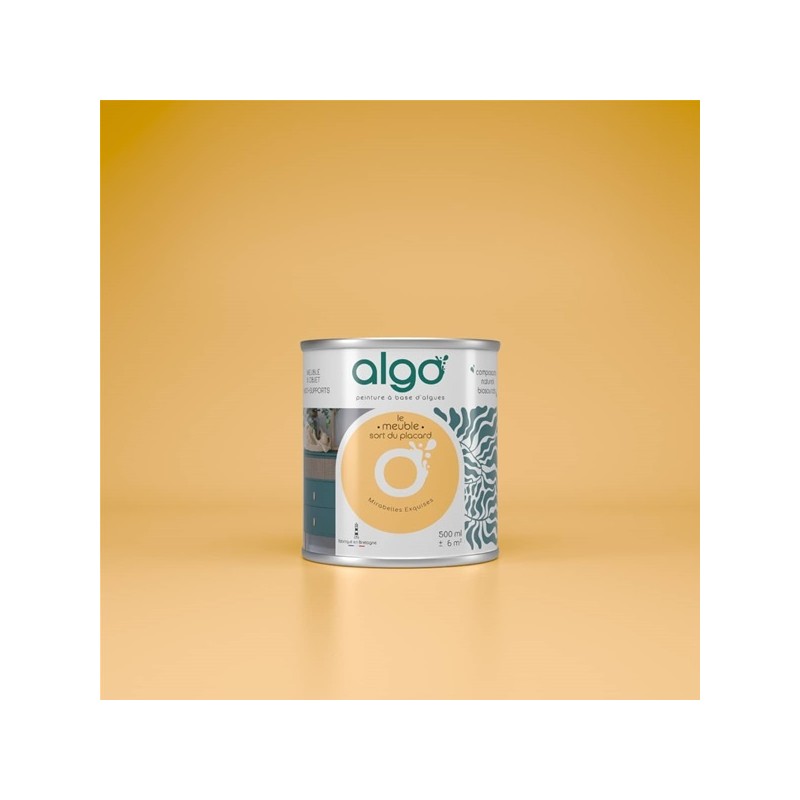 Algo Peinture pour meubles 0,5 L Mat - Jaune Mirabelles Exquises