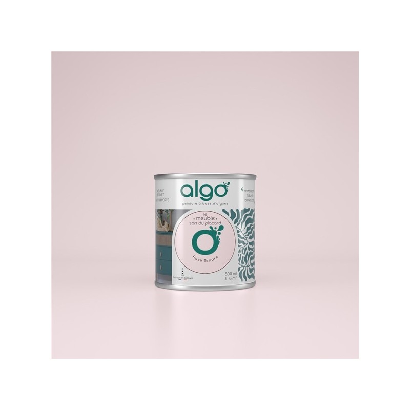 Algo Peinture pour meubles 0,5 L Mat - Rose Tendre