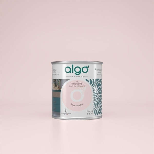 Algo Peinture pour meubles 0,5 L Mat - Rose Poudré