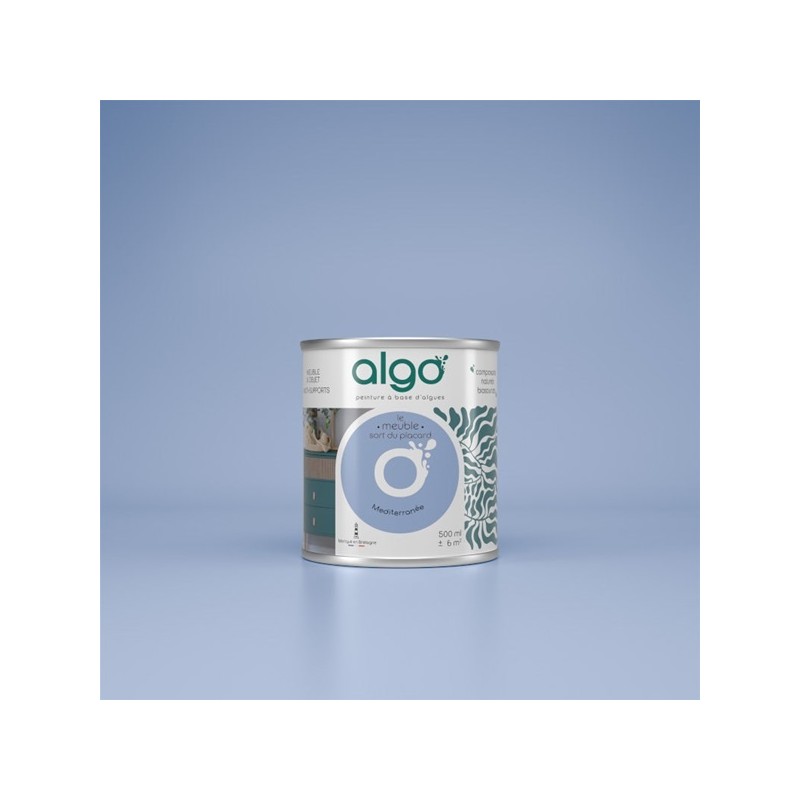 Algo Peinture pour meubles 0,5 L Mat - Bleu Méditerranée