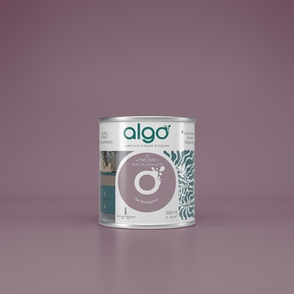 Algo Peinture pour meubles 0,5 L Mat - Mauve Île Margaux