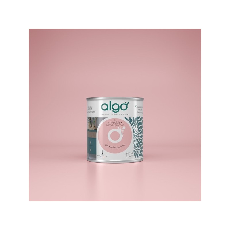 Algo Peinture pour meubles 0,5 L Mat - Rose Orchidées Douces