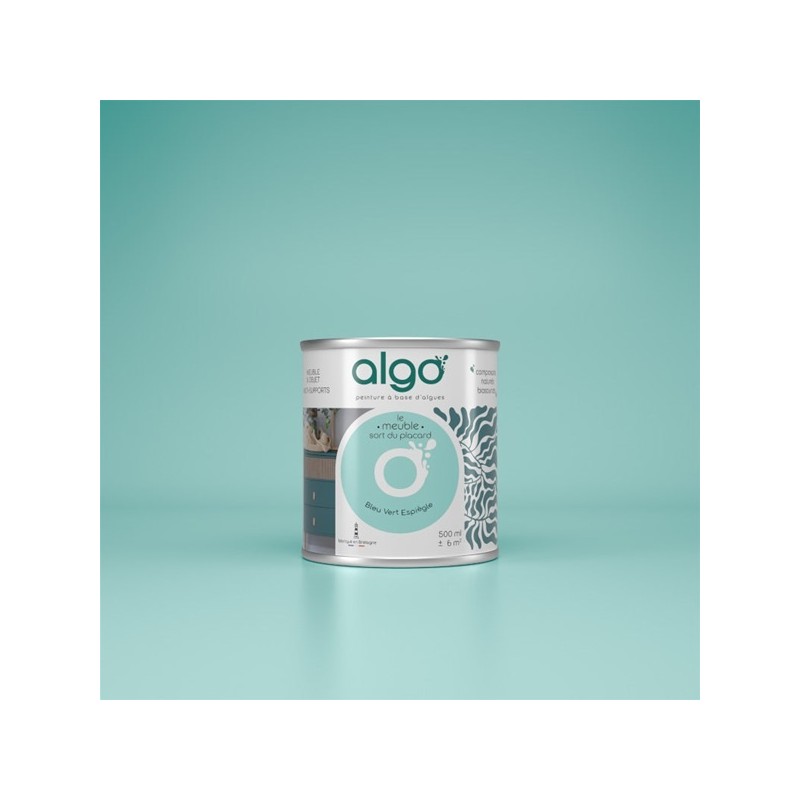 Algo Peinture pour meubles 2 L Mat - Bleu-Vert Espiègle