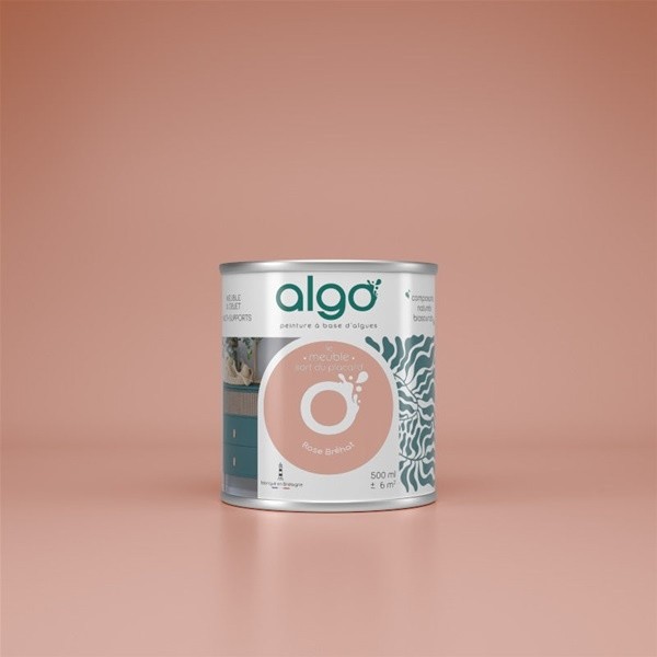 Algo Peinture pour meubles 2 L Mat - Rose Bréhat