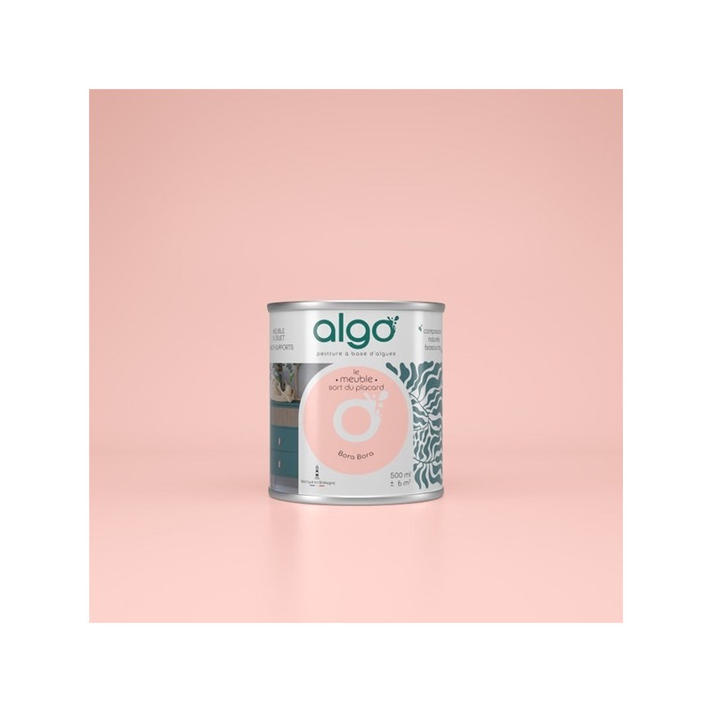 Algo Peinture pour meubles 2 L Mat - Rose Bora Bora