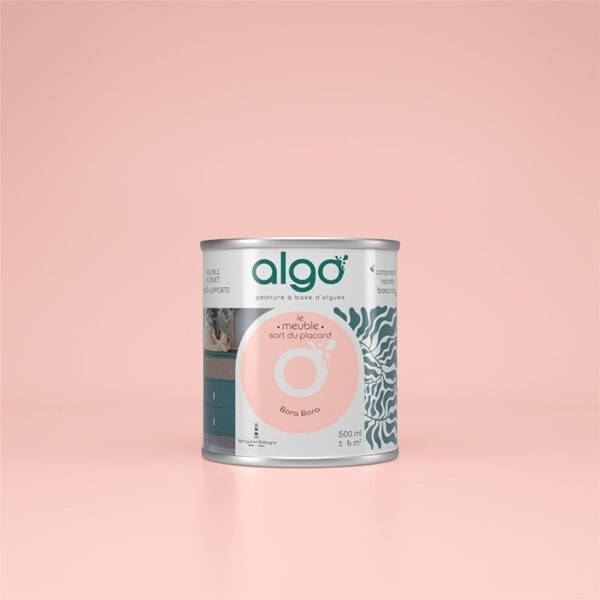 Algo Peinture pour meubles 2 L Mat - Rose Bora Bora