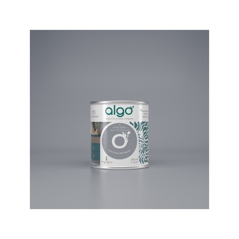 Algo Peinture pour meubles 2 L Mat - Gris Chaud des Açores