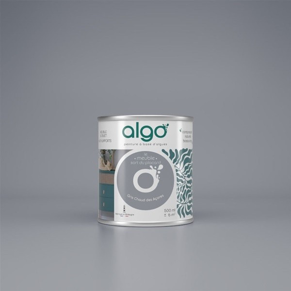 Algo Peinture pour meubles 2 L Mat - Gris Chaud des Açores