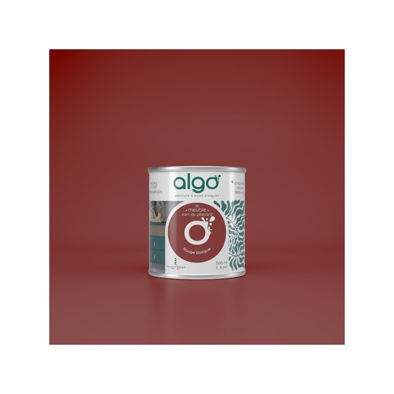 Algo Peinture pour meubles 2 L Mat - Rouge Basque de Guéthary