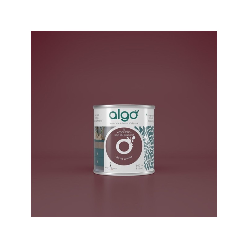 Algo Peinture pour meubles 2 L Mat - Rouge Cerise Griotte