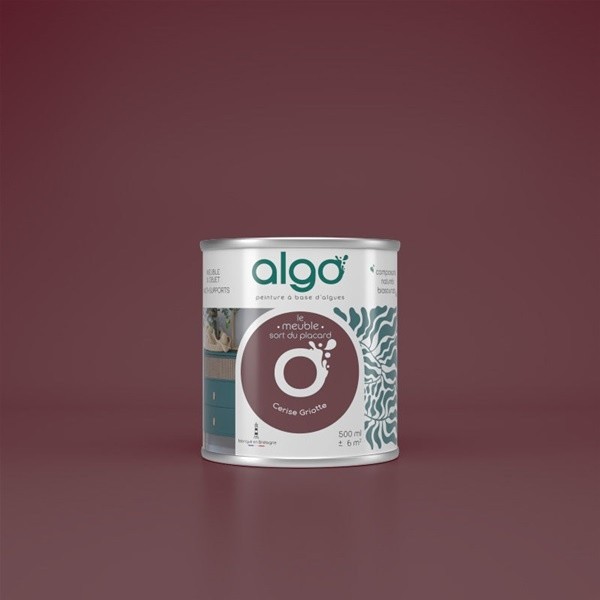 Algo Peinture pour meubles 2 L Mat - Rouge Cerise Griotte