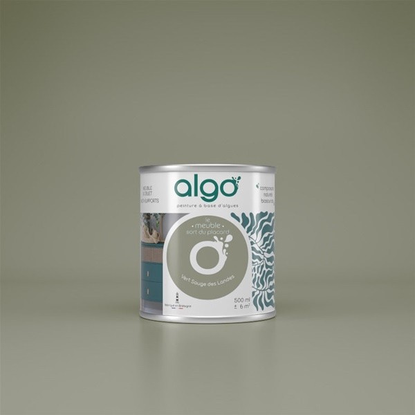 Algo Peinture pour meubles 2 L Mat - Vert Sauge des Landes