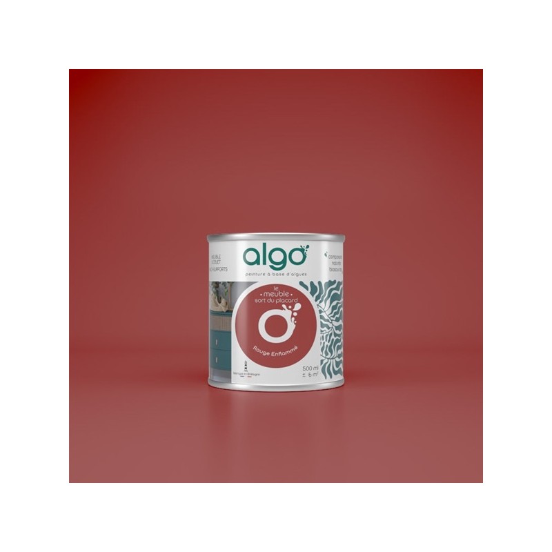 Algo Peinture pour meubles 2 L Mat - Rouge Enflammé