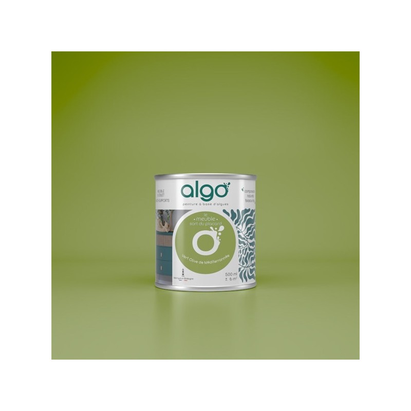 Algo Peinture pour meubles 2 L Mat - Vert Olive de Méditerrannée