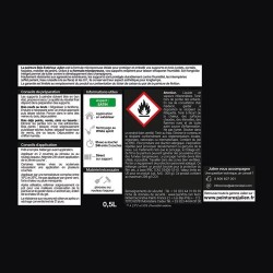 Julien Peinture microporeuse 0,5 L Extérieur Bois Satin - Noir RAL9005 - Image 2