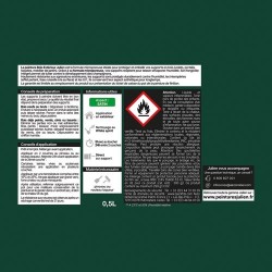 Julien Peinture microporeuse 0,5 L Extérieur Bois Satin - Vert Basque RAL6005 - Image 2