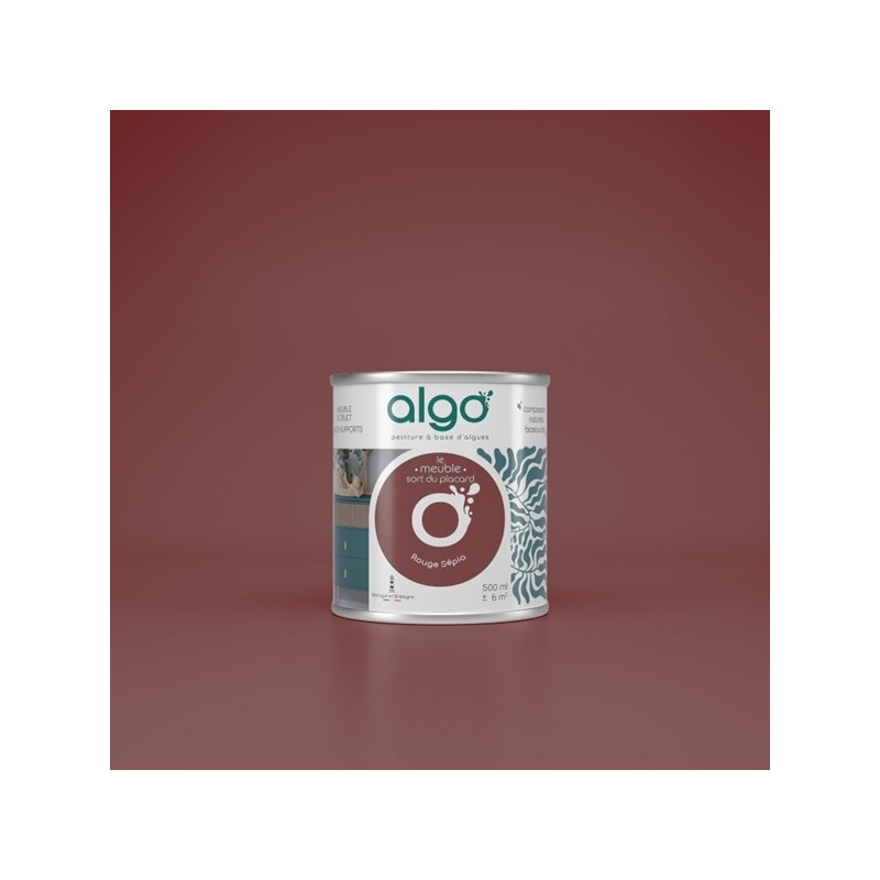Algo Peinture pour meubles 2 L Mat - Rouge Sépia