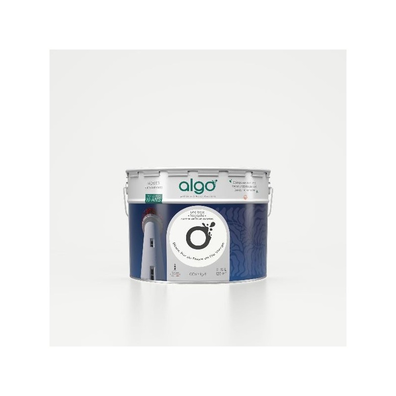 Algo Peinture façade extérieure 10 L - Blanc Pur du phare de l'île Vierge