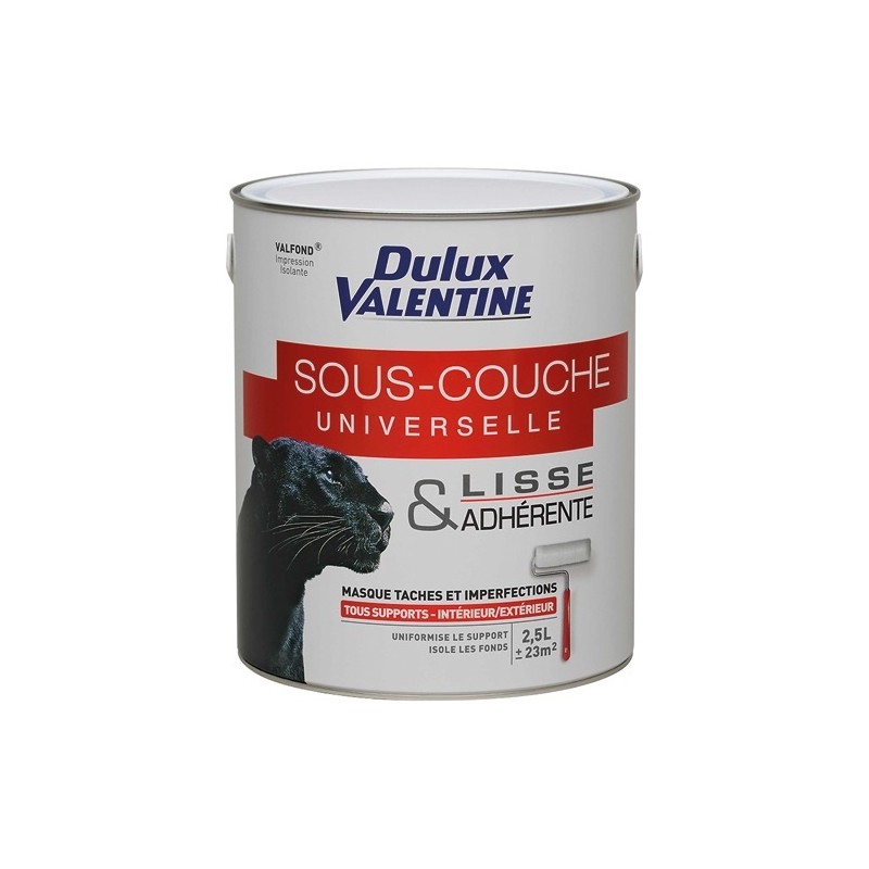 Dulux Valentine Peinture sous-couche universelle 2,5 L - Blanc