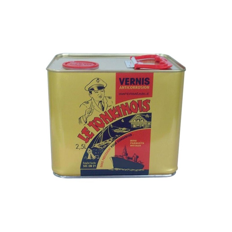 LE TONKINOIS Vernis marin anticorrosion 2,5 L