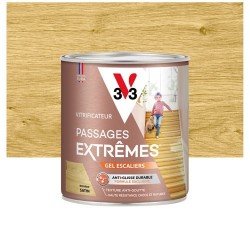V33 Vitrificateur Passages Extrêmes / Gel escaliers 0,75 L Satin - Incolore - Image 2
