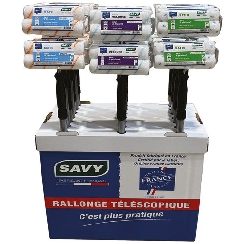 Savy Box ensemble peinture rouleau-manchon-rallonge x21 *