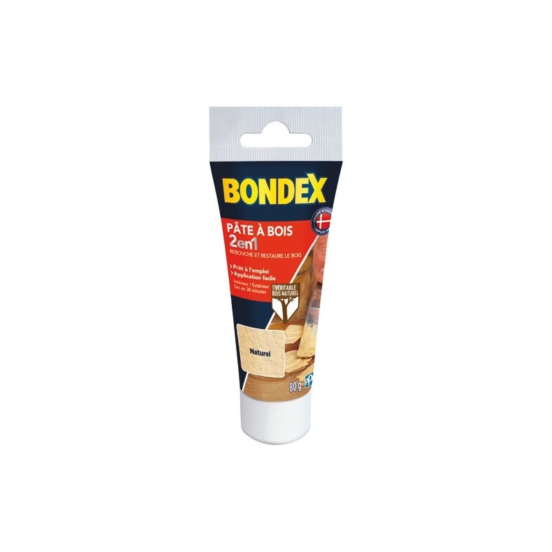 Bondex Pâte à bois tube 80 g naturel