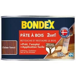 Pâte à bois 250 g chêne foncé