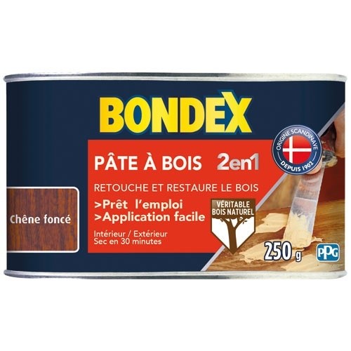 Bondex Pâte à bois 250 g chêne foncé