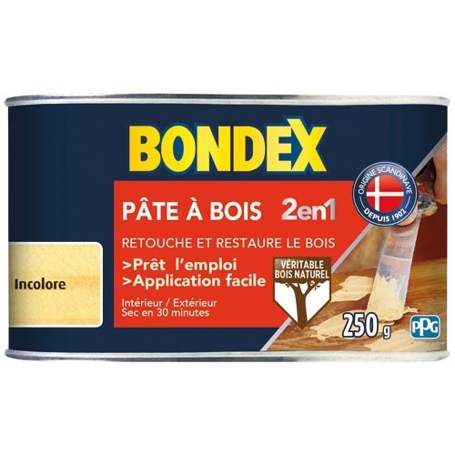 Bondex Pâte à bois 250 g naturel