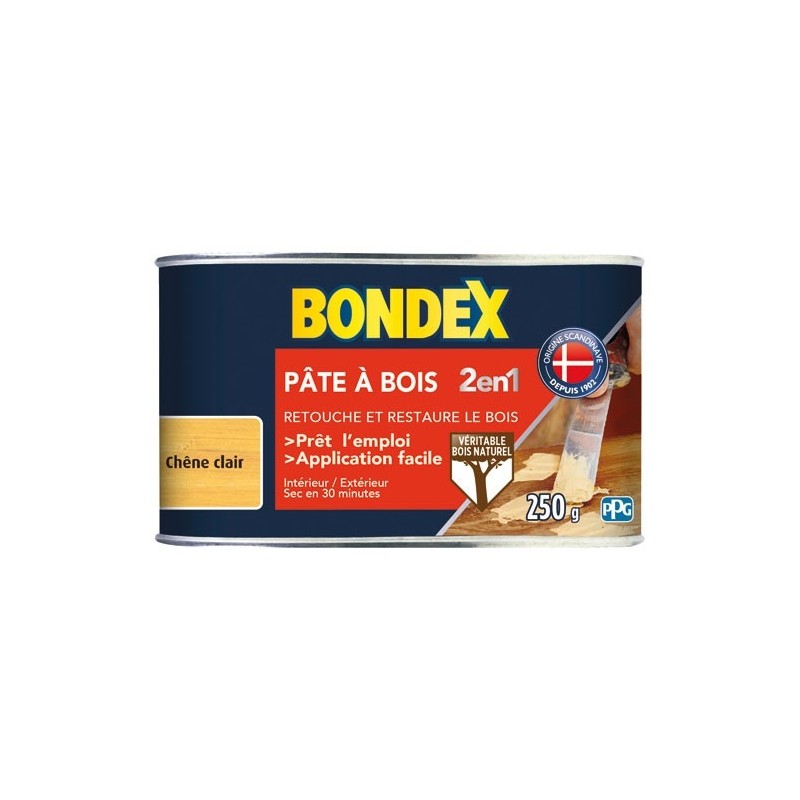 Bondex Pâte à bois 250 g chêne clair