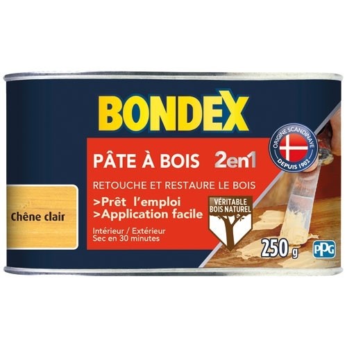 Bondex Pâte à bois 250 g chêne clair