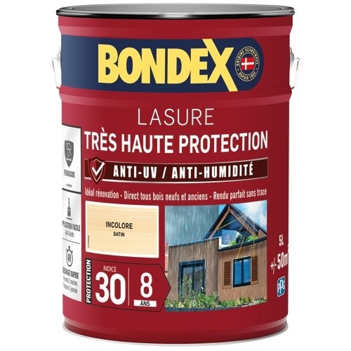 Bondex lasure ind 30 / 8 ans 5 L incolore