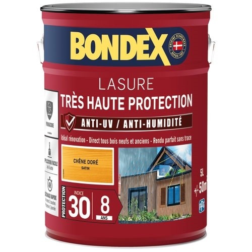 Bondex lasure ind 30 / 8 ans 5 L chêne doré