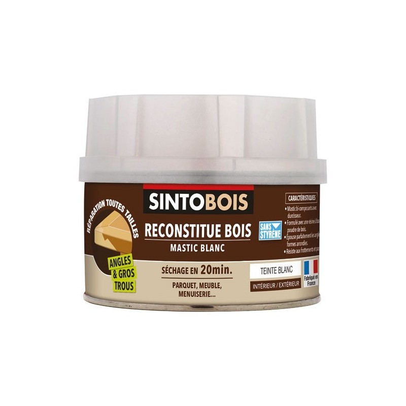 SINTO Reconstitue bois pour parties manquantes angles gros trous