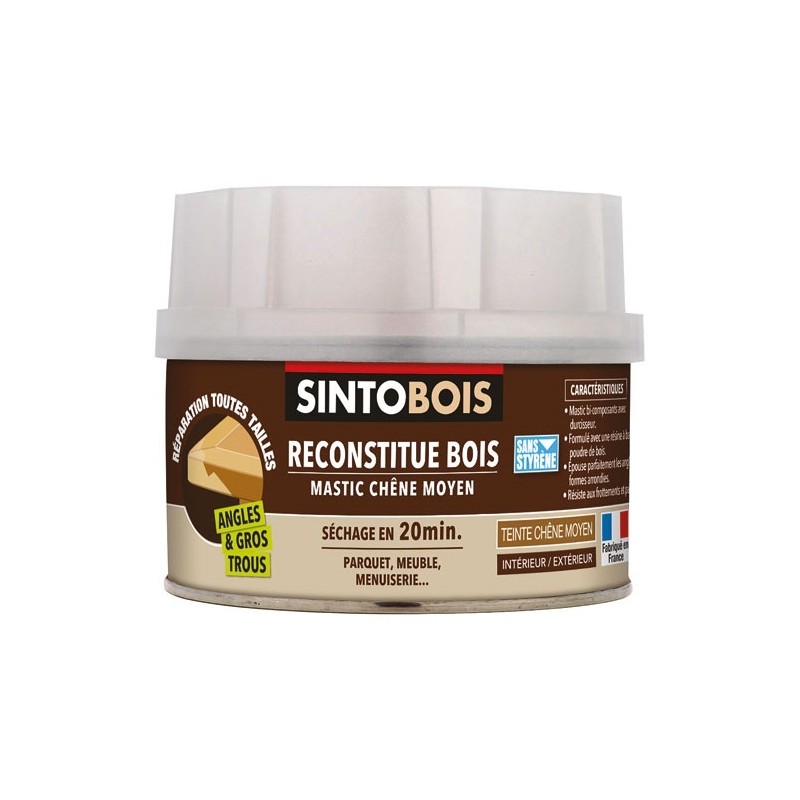 SINTO Reconstitue bois pour parties manquantes chêne moyen 190 g
