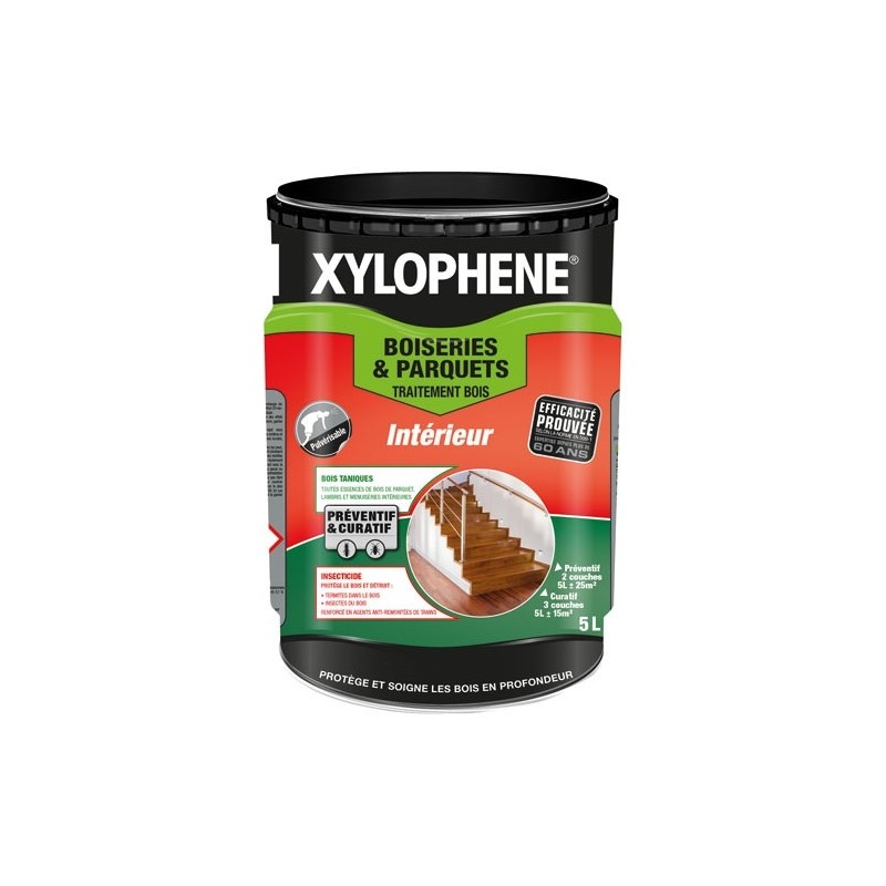 Xylophene Xylophène boiseries parquet 5l 25ans