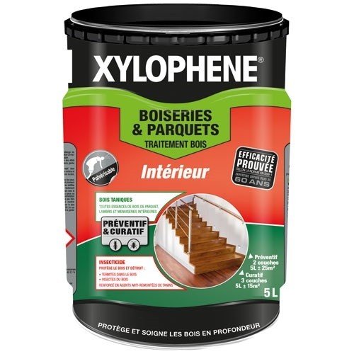 Xylophene Xylophène boiseries parquet 5l 25ans