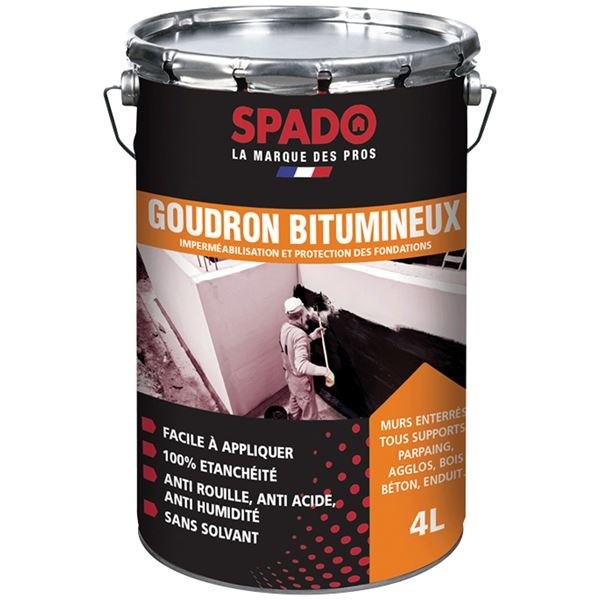 Spado Goudron minéral bidon 4 L