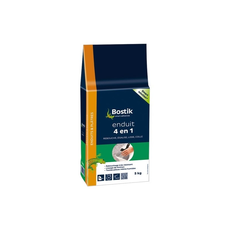 Bostik Enduit 4 en 1 multi-usages poudre 5kg