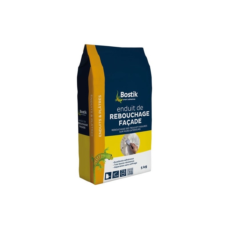 Bostik Enduit rebouchage façade en poudre 5kg