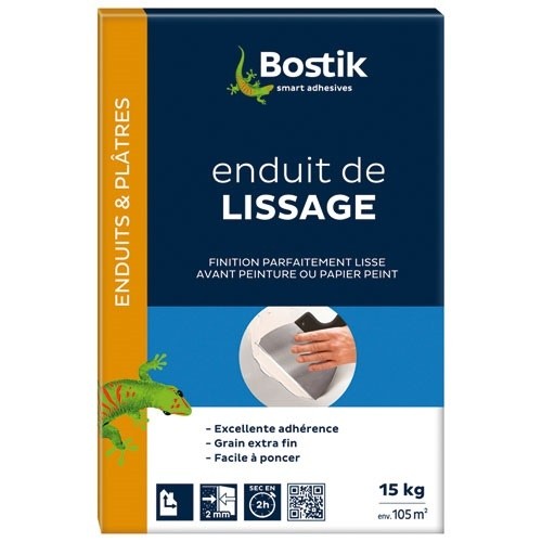 Bostik Enduit lissage en poudre 15kg