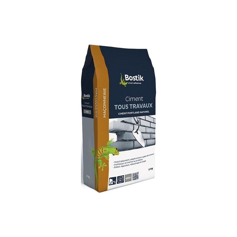 Bostik Ciment gris tous travaux 5kg