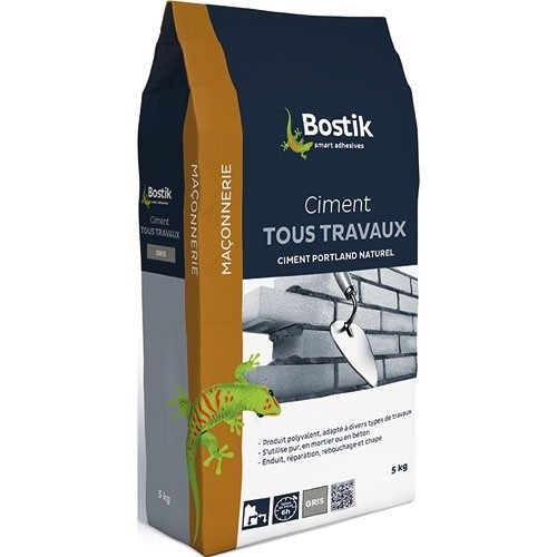 Bostik Ciment gris tous travaux 5kg
